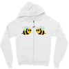 boo bees Zipper Hoodie