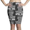 Super April Girl Pencil Skirts
