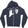 spock star trek leonard nimoy tribute Zipper Hoodie