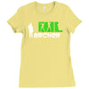 archer cartoon Ladies Fitted T-Shirt