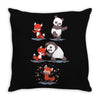 red fusion Throw Pillow