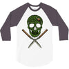 skull grass 3/4 Sleeve Shirt