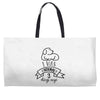 I WAS NORMAL 3 DOGS AGO Weekender Totes