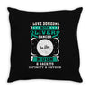 I Love Someone With Liver Cancer To The Moon And Back Throw Pillow