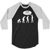 banksy funny human evolution indie 3/4 Sleeve Shirt