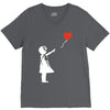 banksy style V-Neck Tee