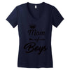 mom of boys Women's V-Neck T-Shirt