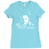 twilight  bella jacob edward film  fun Ladies Fitted T-Shirt
