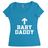 baby daddy funny new Women's Triblend Scoop T-shirt