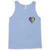 Love Is Love Lgbt Rainbow Heart Tank Top