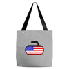 usa curling Tote Bags