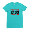 Protect Kids Not Guns Ladies Fitted T-Shirt