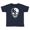 yin yang skull (2) Toddler T-shirt