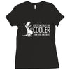 robot dinosaur Ladies Fitted T-Shirt