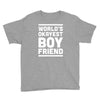 world's okayest boyfriend couple love funny Youth Tee