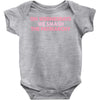 on wednesdays we smash the patriarchy Baby Bodysuit