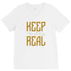 KEEP REAL V-Neck Tee