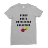 bears beets battlestar galactica Ladies Fitted T-Shirt