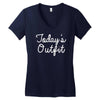 today's outfit Women's V-Neck T-Shirt