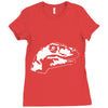 ask me about my raptor! Ladies Fitted T-Shirt