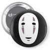 no face spirited away Pin-back button