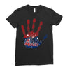 july 4 Ladies Fitted T-Shirt