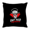 can't sleep clowns will eat me Throw Pillow