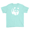 panda bear sticker vinyl decal   cute animal art car window bumper Youth Tee