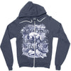 quick brown fox Zipper Hoodie