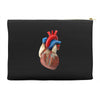 realistic human heart Accessory Pouches