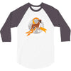 boxers support leukemia awareness 3/4 Sleeve Shirt