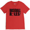 baseball rules V-Neck Tee
