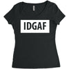 idgaf Dua Lipa Women's Triblend Scoop T-shirt