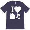 i love house music dj baseball T-Shirt
