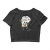 leaf cartoon Crop Top
