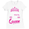 Celebrating With the 1st Birthday Queen Ladies Fitted T-Shirt