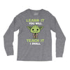 Learn It You Will Teach It I Shall Cute Yoda Long Sleeve Shirts