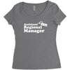 assistant (to the) regional manager Women's Triblend Scoop T-shirt