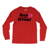 Bun in the Oven with Heart Baby Girl Long Sleeve Shirts