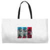 rock, paper, dragon Weekender Totes