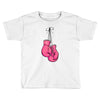 boxing gloves breast cancer Toddler T-shirt