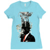 business man Ladies Fitted T-Shirt