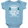 education is the most pwerful weapon you can use to change the world l Baby Bodysuit