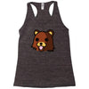 bear meme Racerback Tank