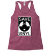 save the vinyl Racerback Tank