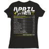 April Girl Facts Aries Ladies Fitted T-Shirt