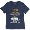 leo hated by many wanted by plenty disliked by some confronted by none V-Neck Tee