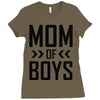 mom of boys Ladies Fitted T-Shirt
