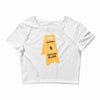 the floor is lava Crop Top