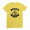 mugatu gym suit Ladies Fitted T-Shirt